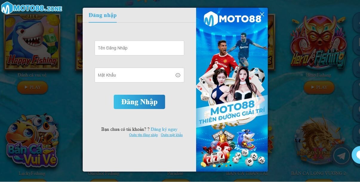Hướng dẫn cách chơi Vua đánh cá tại Moto88 chi tiết nhất
