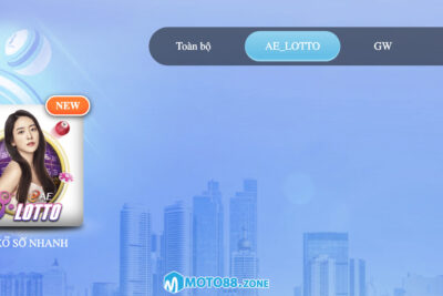 Tìm hiểu về sảnh game AE Lotto Moto88 chi tiết nhất